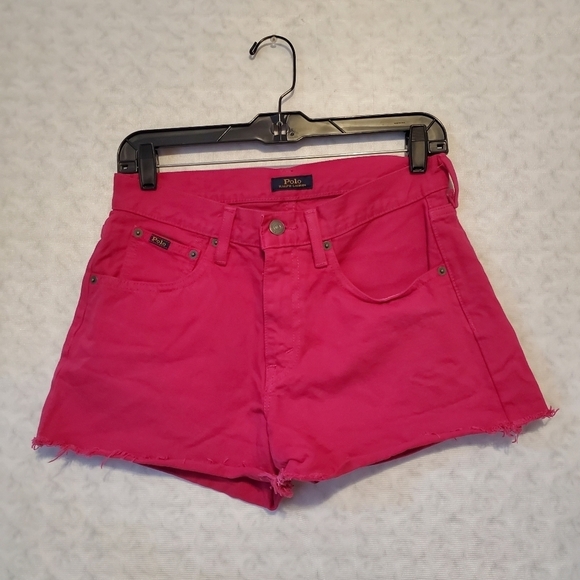 Polo by Ralph Lauren Pink Jean Shorts - Picture 3 of 4